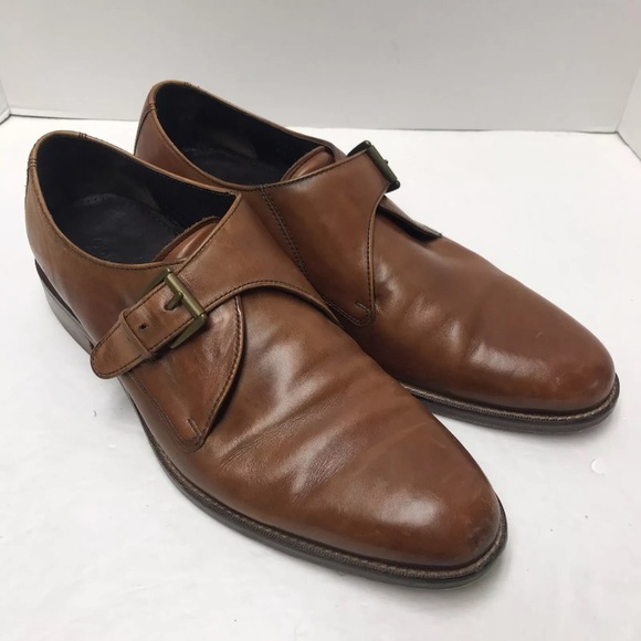 Cole Haan Air Men’s Size 11 Brown Madison single Monk Strap shoes - Picture 2 of 16